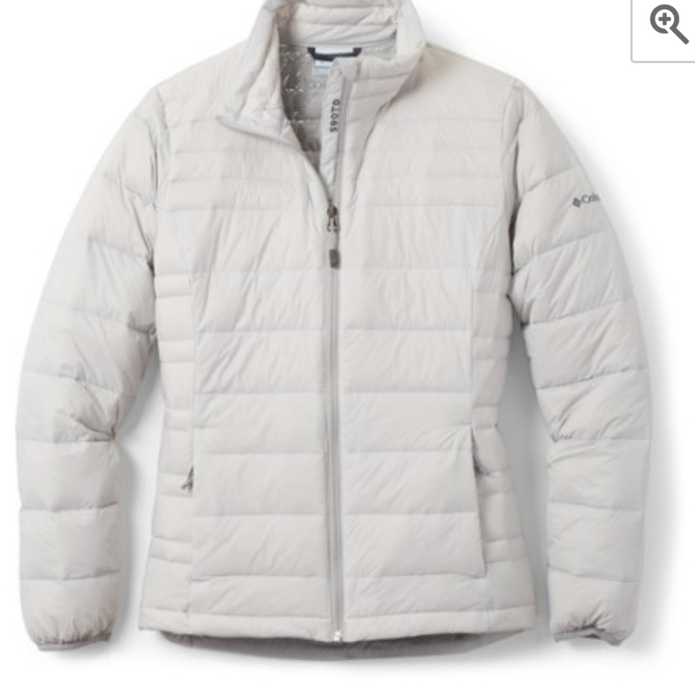 (White) columbia jacket coat